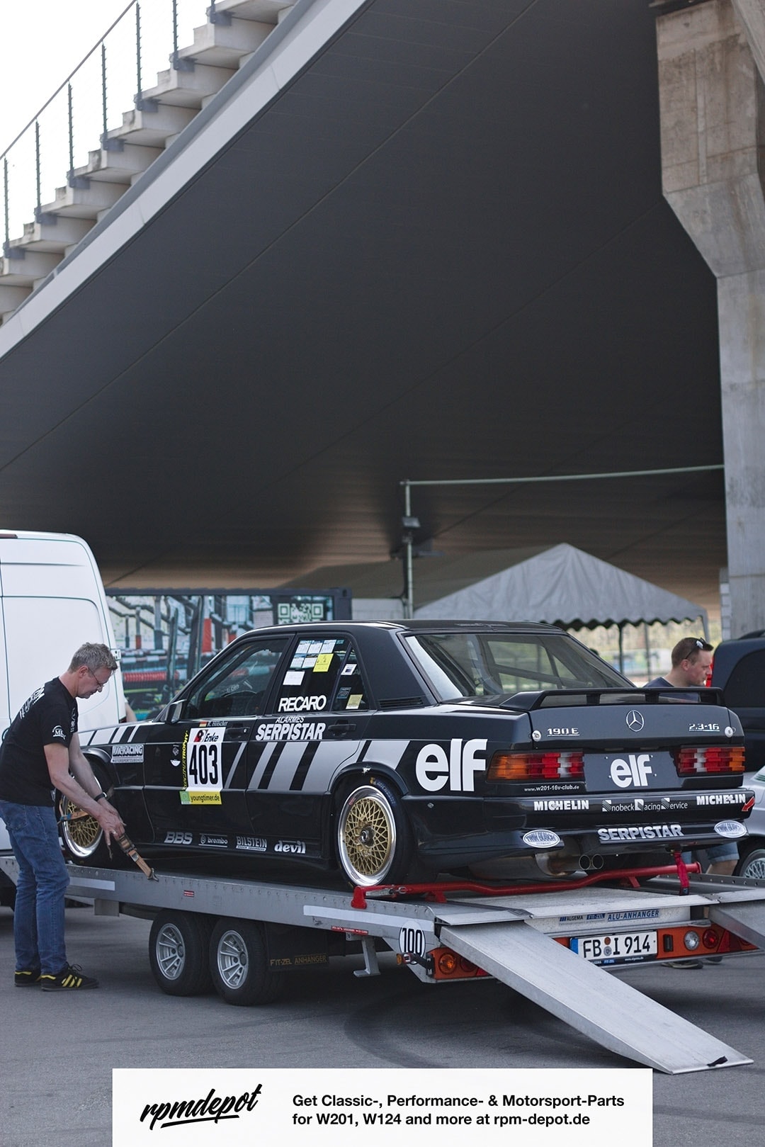 Rückblick: DTM Revival Hockenheim 2023 63 Mercedes 190E Snobeck Tourenwagen DTM Revival Hockenheim 2023 rpmdepot Mercedes W201 190 W124 Teile