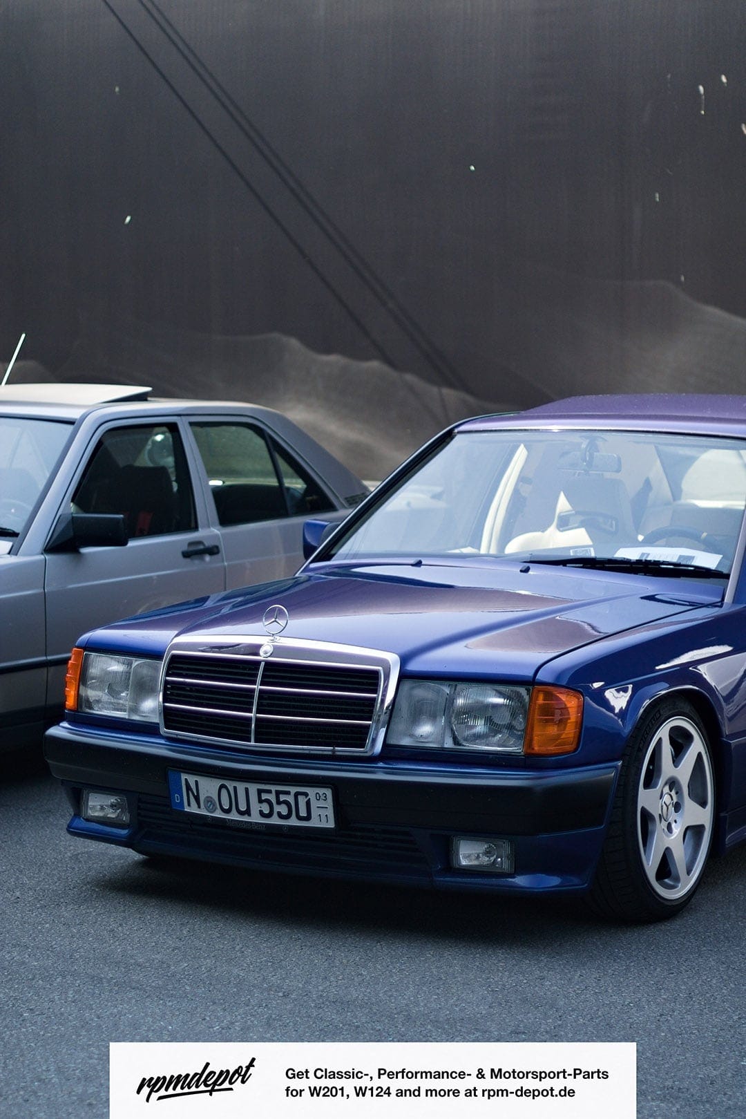 Rückblick: DTM Revival Hockenheim 2023 55 Mercedes 190E mit AMG Kit und Evo Felgen DTM Revival Hockenheim 2023 rpmdepot Mercedes W201 190 W124 Teile