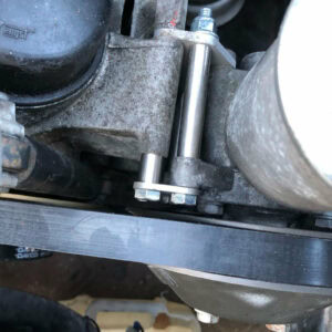 ART 001373 M111 Servopumpen Adaption Mercedes 190E W201 230 Kompressor Umbau montiert oben