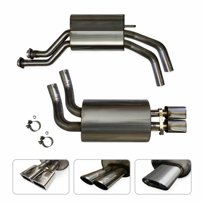 ART-001380 - Powerpack stainless steel exhaust system Mercedes W201 190E 2.5-16 16V Evo 2.6 ART 001380 Powerpack Edelstahl Abgasanlage Mercedes W201 190E 2.5 16 16V Evo 2.6