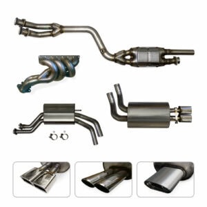 Powerpack Complete Exhaust System Mercedes W201 190E 16V 2.3-16