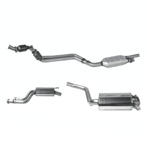 Edelstahl Abgasanlage mit Katalysator Mercedes Benz 190E 2.6 W201
