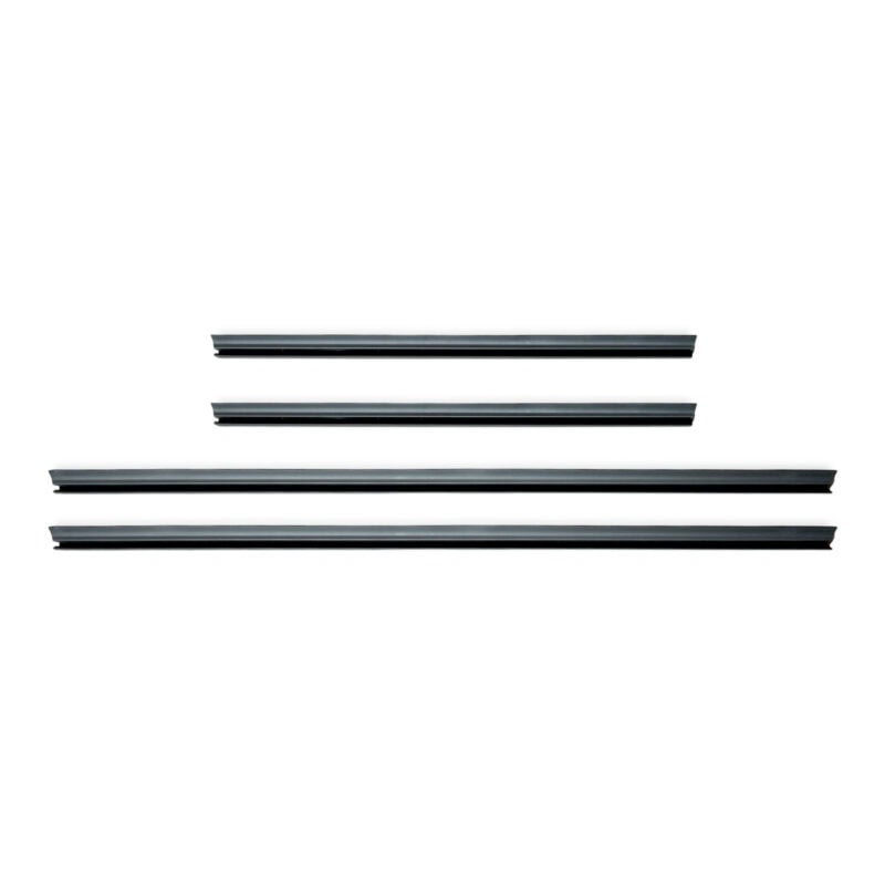 ART-001756 - Complete set inner sealing rails window Mercedes W201 190E 190D A2017350565 A2017350365 ART 001756 Komplettset innere Abdichtschienen Fenster Mercedes W201 190E 190D A2017350565 A2017350365