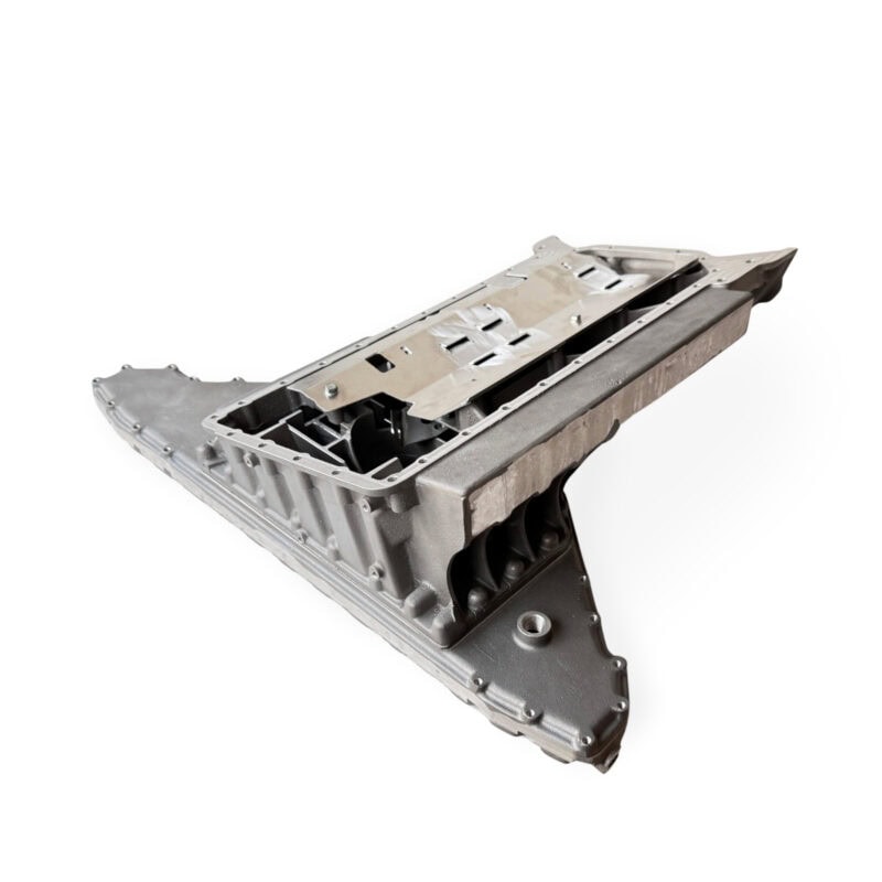ART-001860 - Three-piece Magnesium Motorsports Oil Pan M102 16V Mercedes W201 190E 2.3-16 2.5-16 Evo AMG DTM Version 1992 with windage tray ART 001860 Dreiteilige Magnesium Motorsport Oelwanne mit Oelhobel M102 16V Mercedes W201 190E 2.3 16 2.5 16 AMG DTM Stand 1992 1