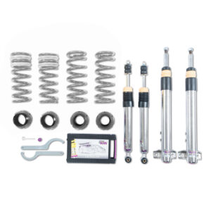 KW Variante 3 Mercedes Benz W124 E-Klasse V3 Gewindefahrwerk Inox Druck- & Zugstufe einstellbar - 500E, KW-Classic (black)
