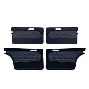 ART 002085 Sport Tuerpappen mit 16V Karostoff und Kunstleder Bezug Mercedes W201 190E